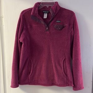 Patagonia Pink Fleece Pullover